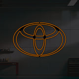 Metal Neon Car Emblem - EC0068