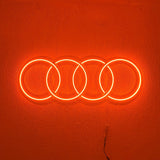 Metal Neon Car Emblem - EC0053