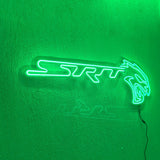 Metal Neon Car Emblem - EC0066