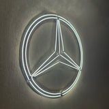 Metal Neon Car Emblem - EC0062