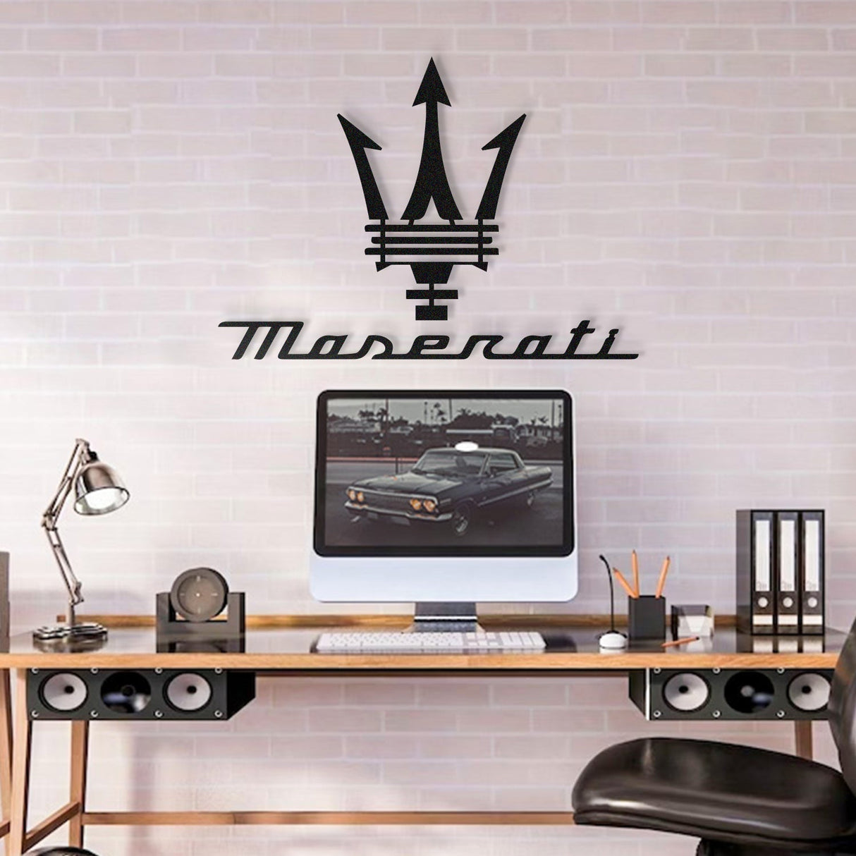 Maserati Metal Car Emblem - EC1016