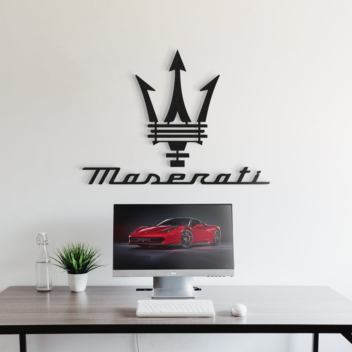 Maserati Metal Car Emblem - EC1016