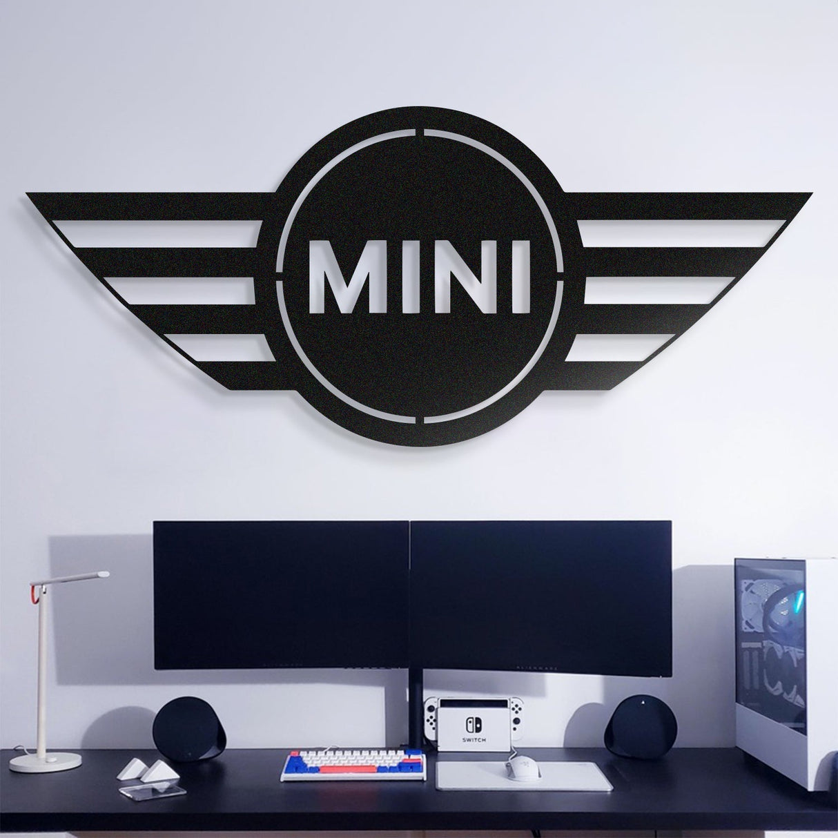 Mini Cooper Metal Car Emblem - EC1050