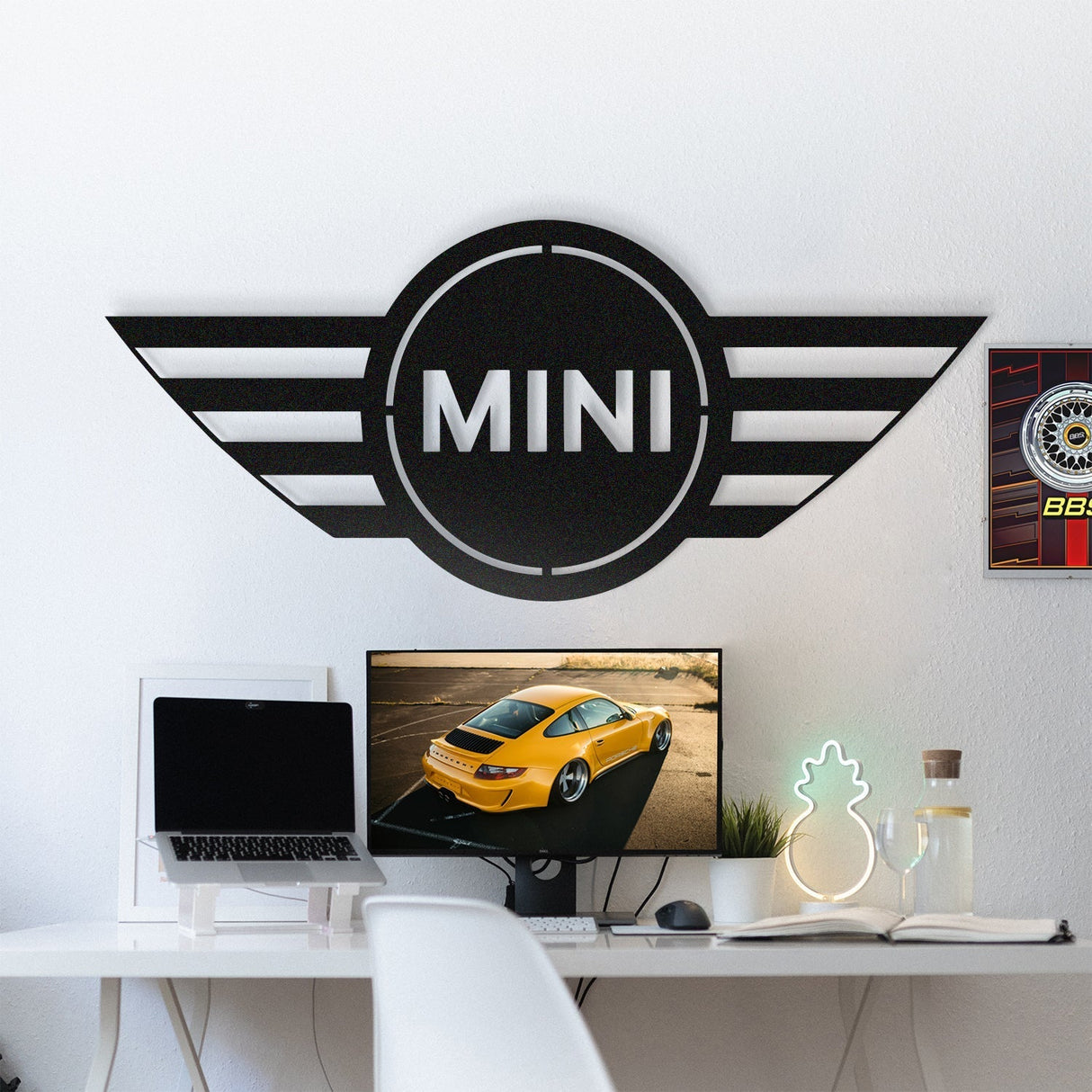 Mini Cooper Metal Car Emblem - EC1050