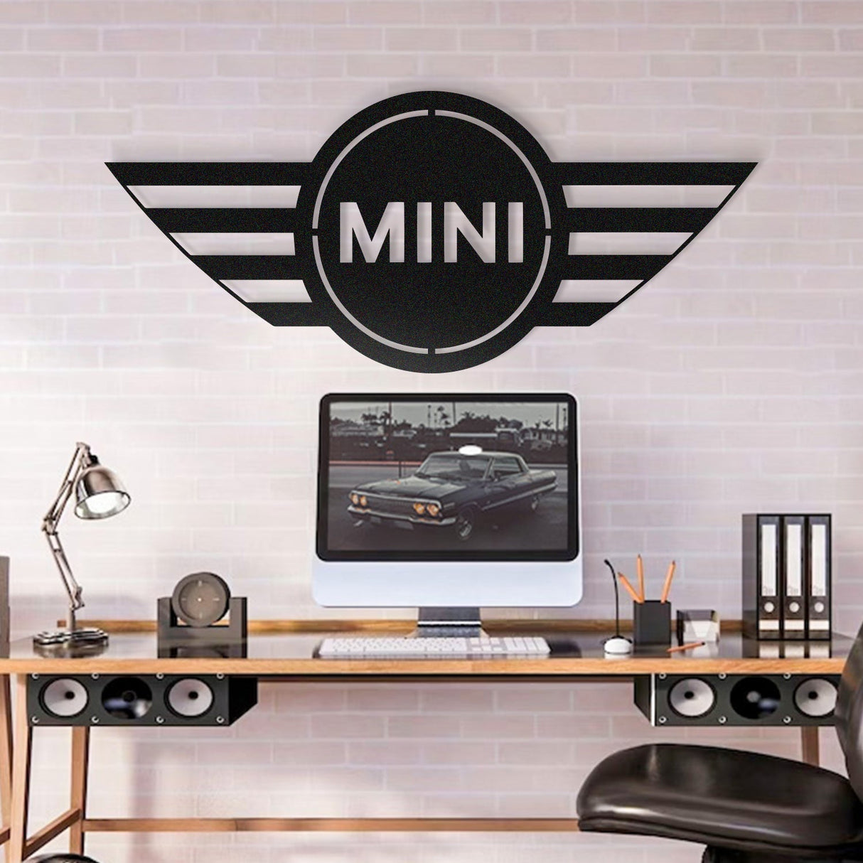 Mini Cooper Metal Car Emblem - EC1050