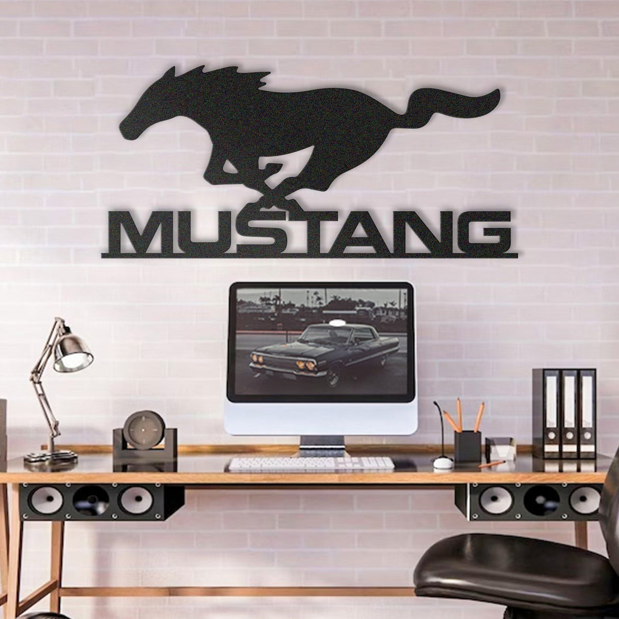 Mustang Metal Car Emblem - EC1060