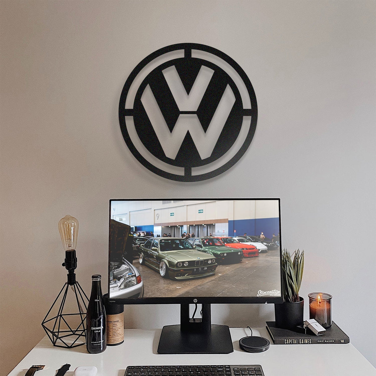 Volkswagen Metal Car Emblem - EC1107