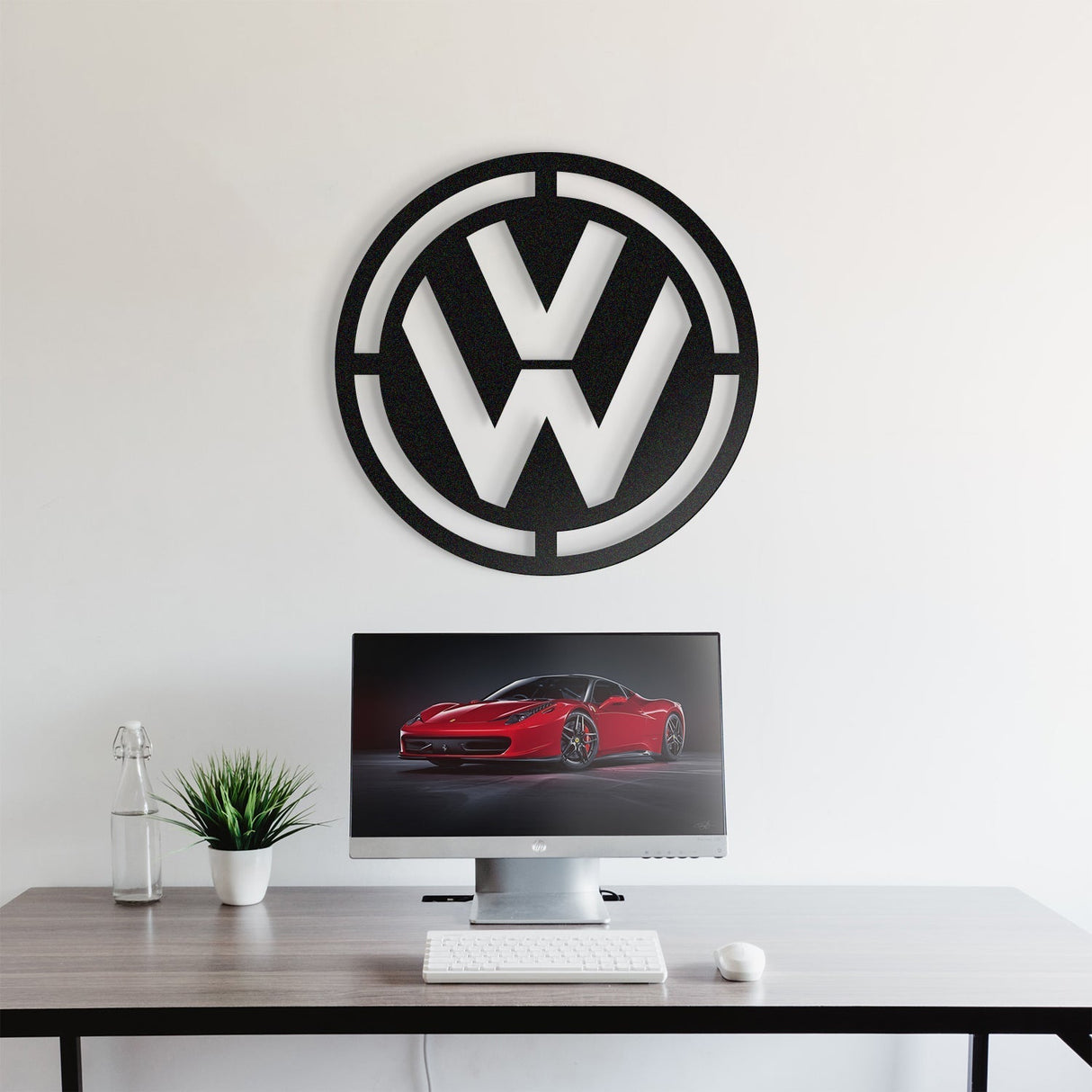 Volkswagen Metal Car Emblem - EC1107