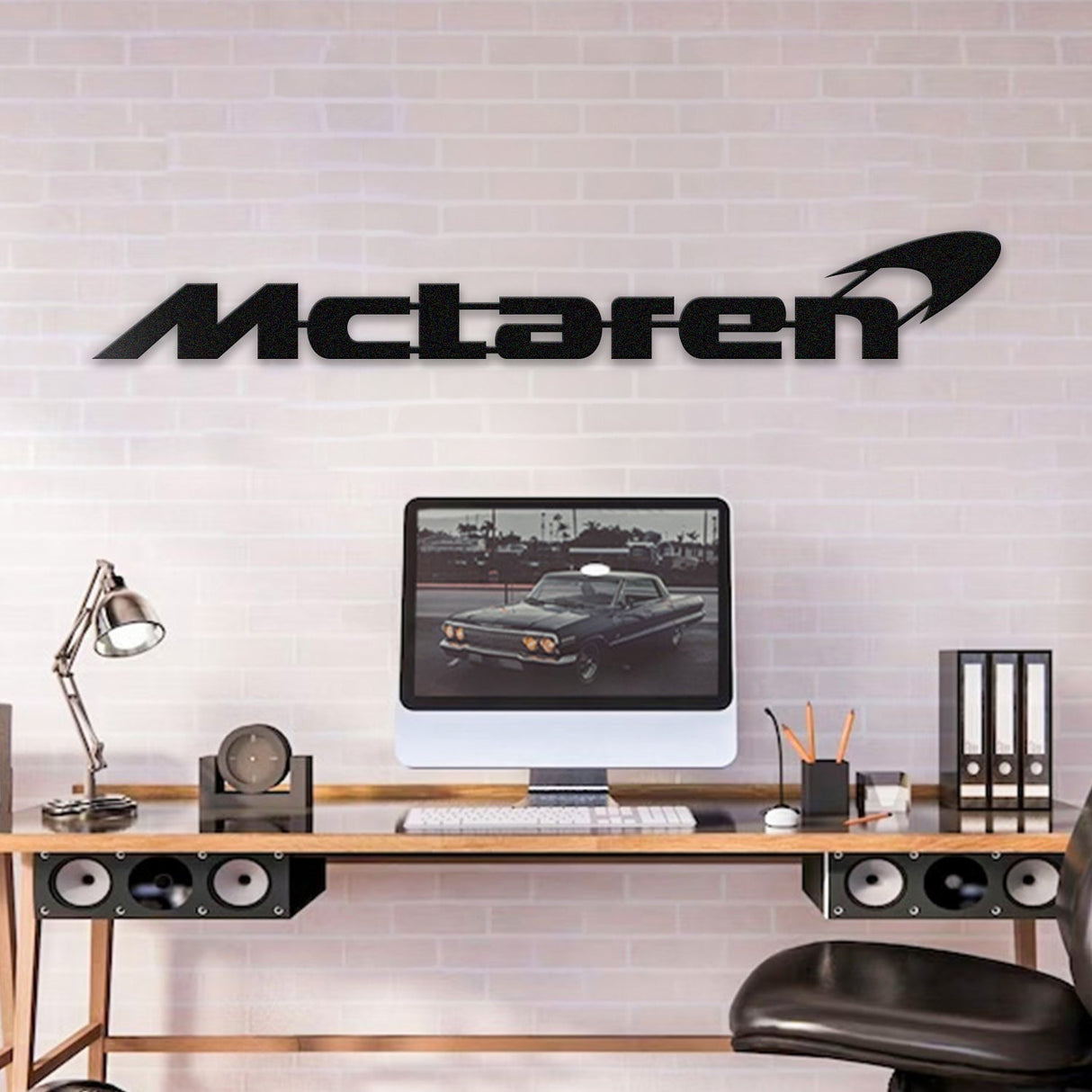 McLaren Metal Car Emblem - EC1020