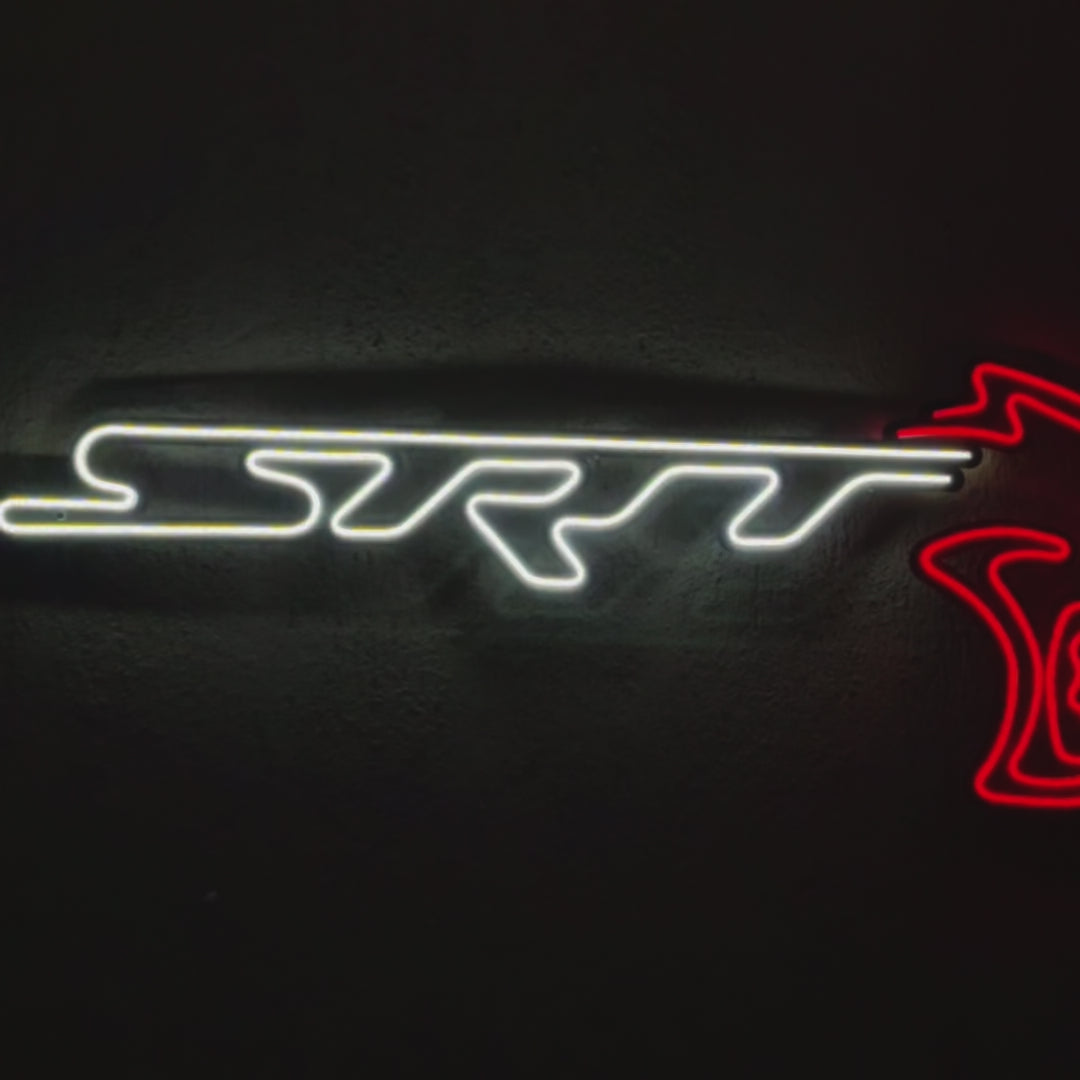 Metal Neon Car Emblem - EC0066